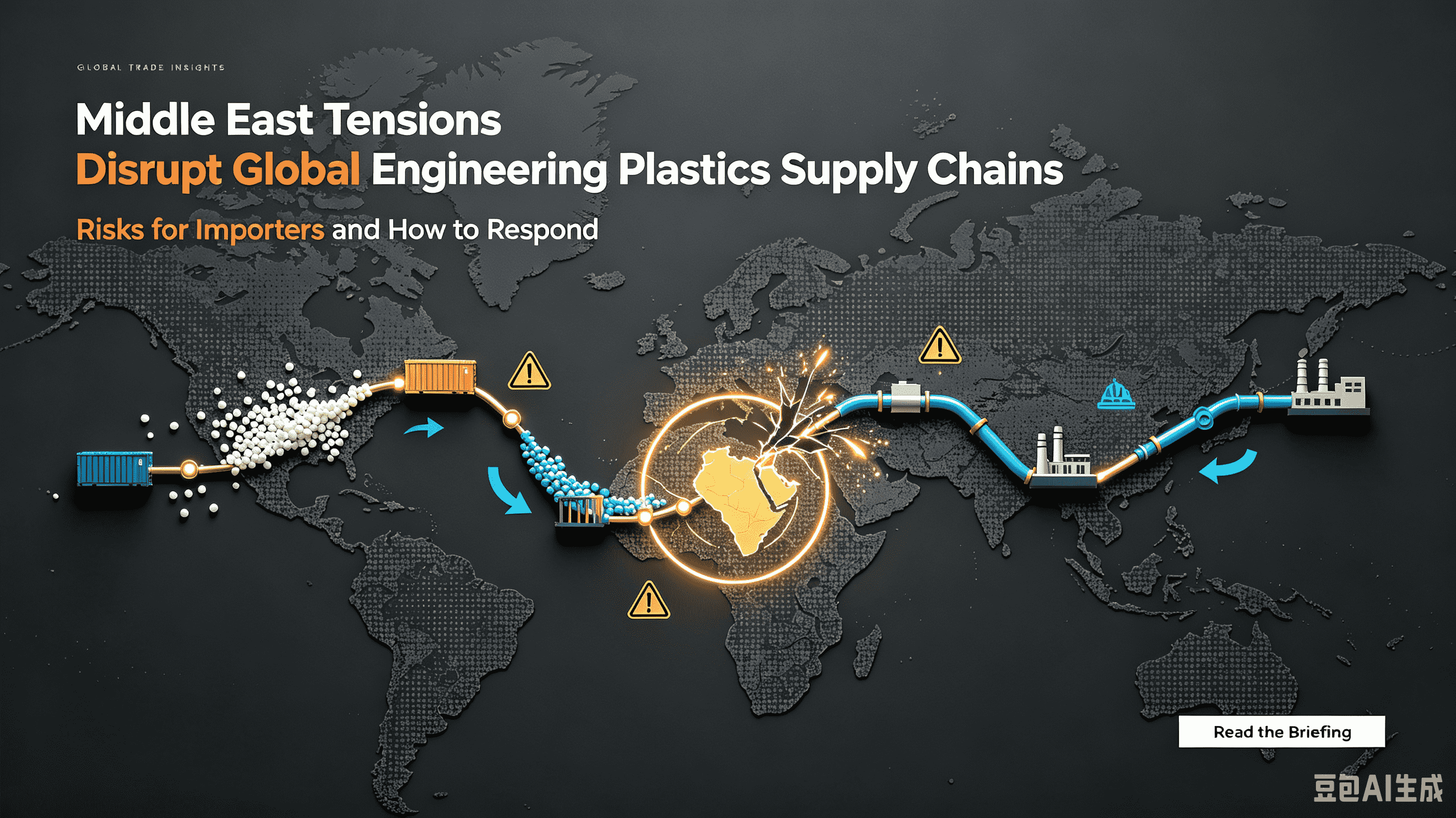 Tensiunile geopolitice în curs din Orientul Mijlociu perturbă lanțurile globale de aprovizionare cu materiale plastice de inginerie – cu ce se confruntă importatorii și cum să răspundă