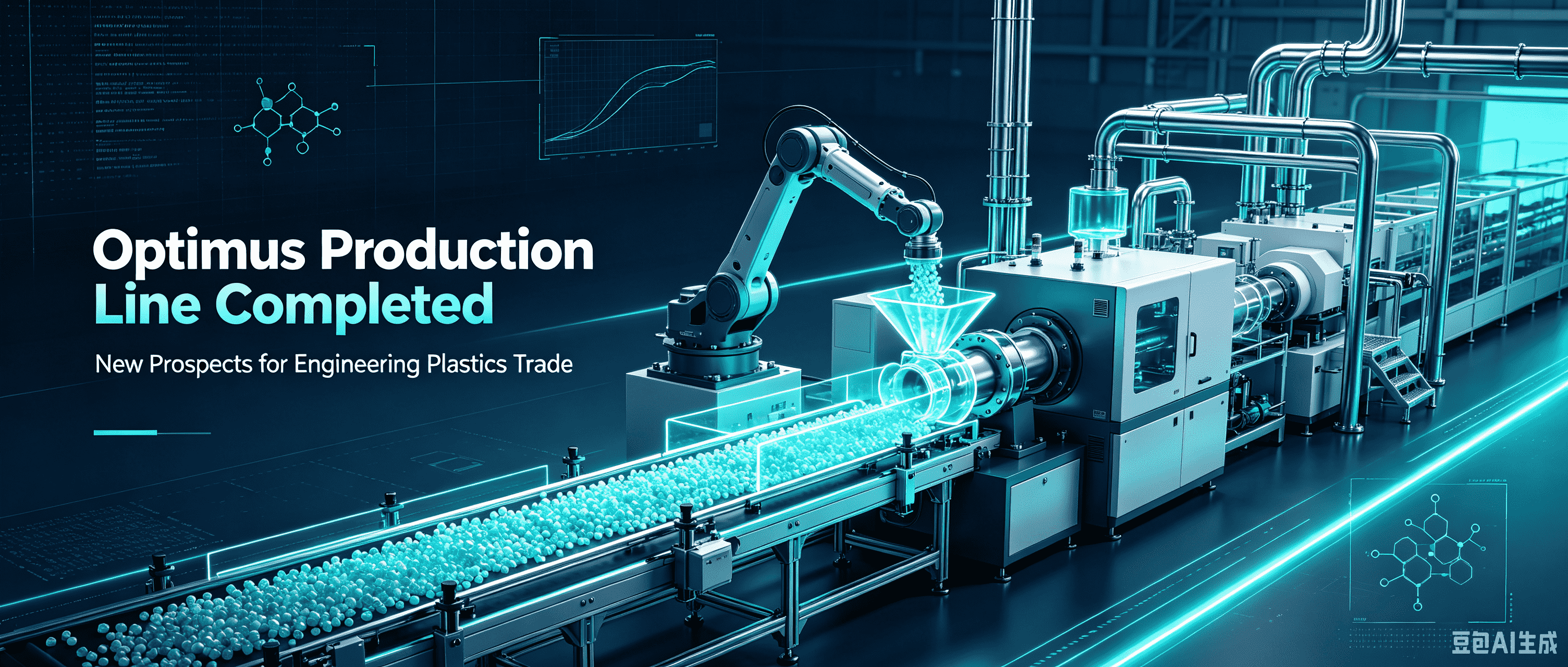 Linia de producție Optimus finalizată: noi perspective pentru comerțul cu materiale plastice de inginerie